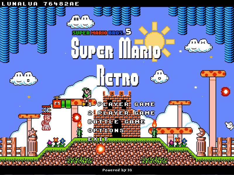 retro super mario